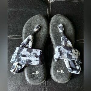 Sanuk Sling Sandals - Tie Die